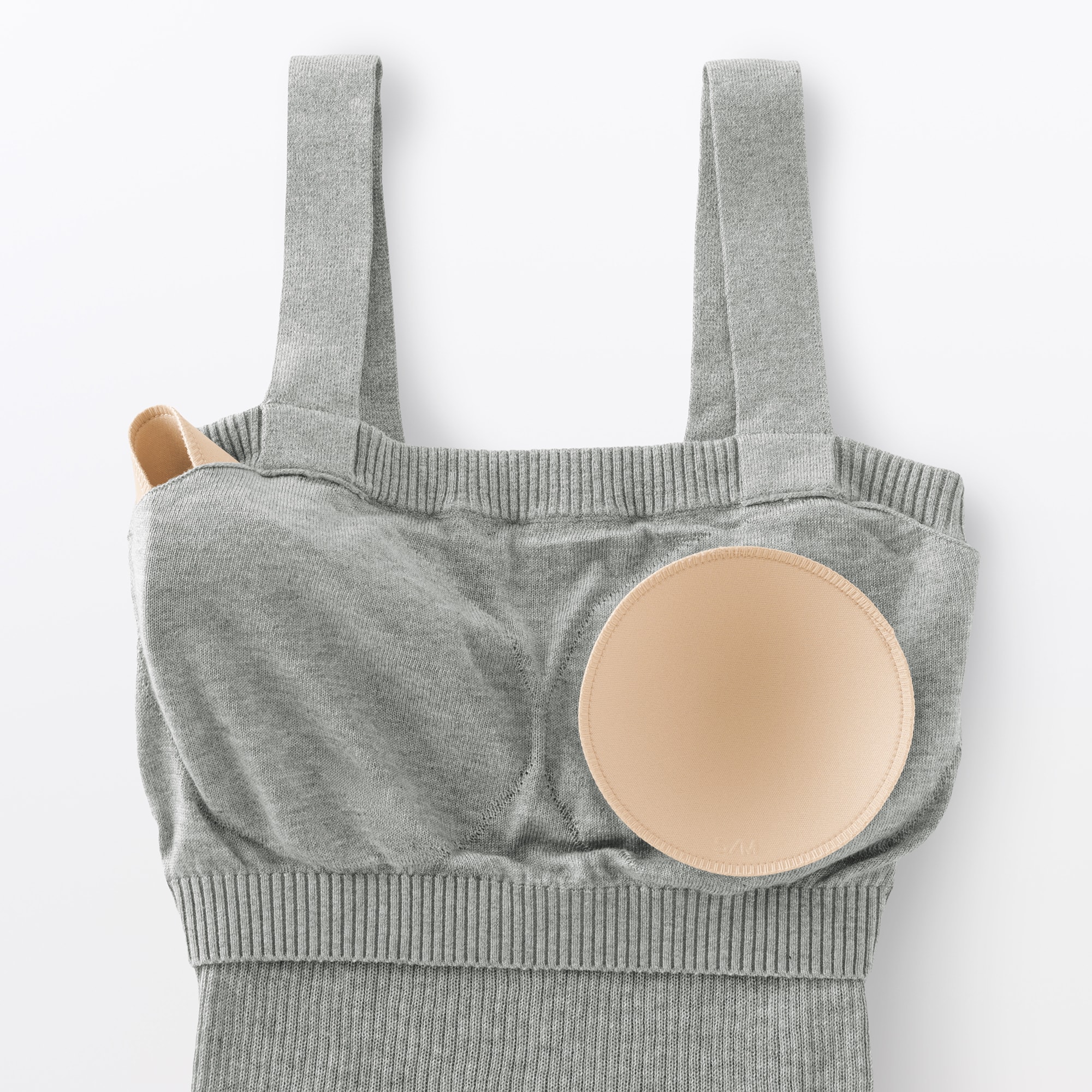 婦人　なめらかサマーニットブラタンクトップ