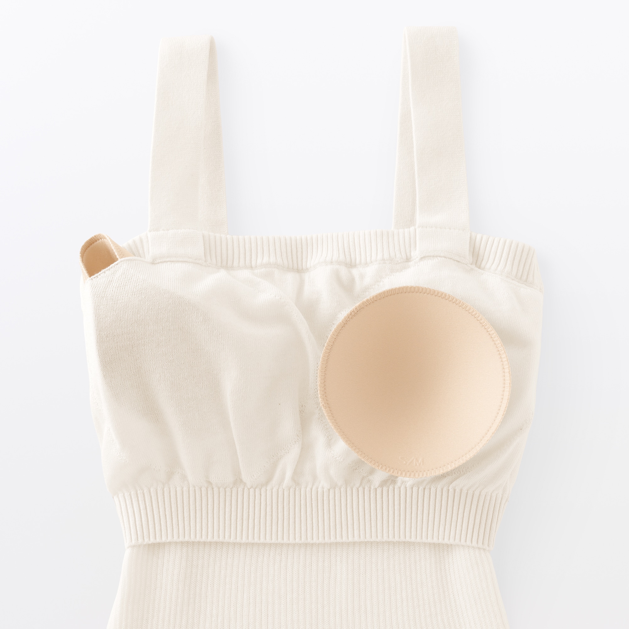 婦人　なめらかサマーニットブラタンクトップ