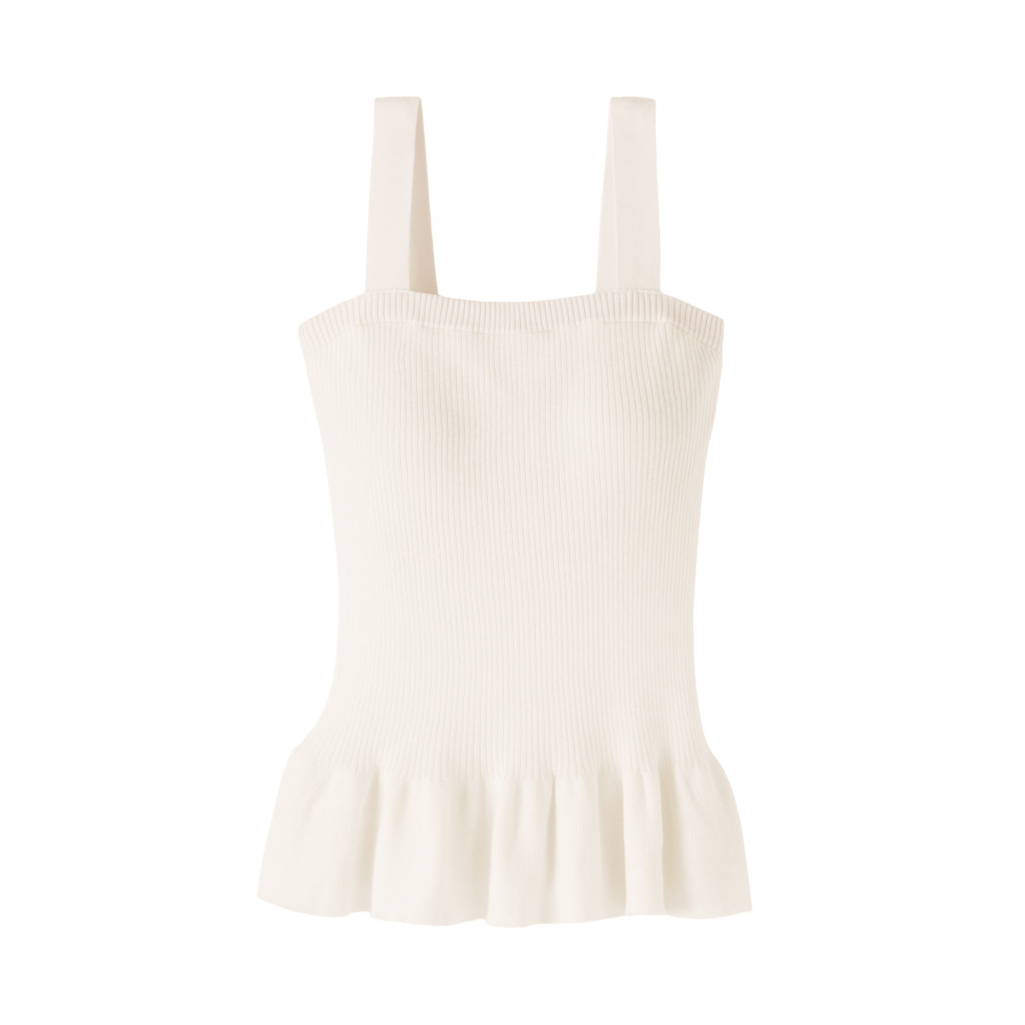 婦人　なめらかサマーニットブラタンクトップ