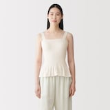 婦人　なめらかサマーニットブラタンクトップ
