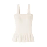 婦人　なめらかサマーニットブラタンクトップ