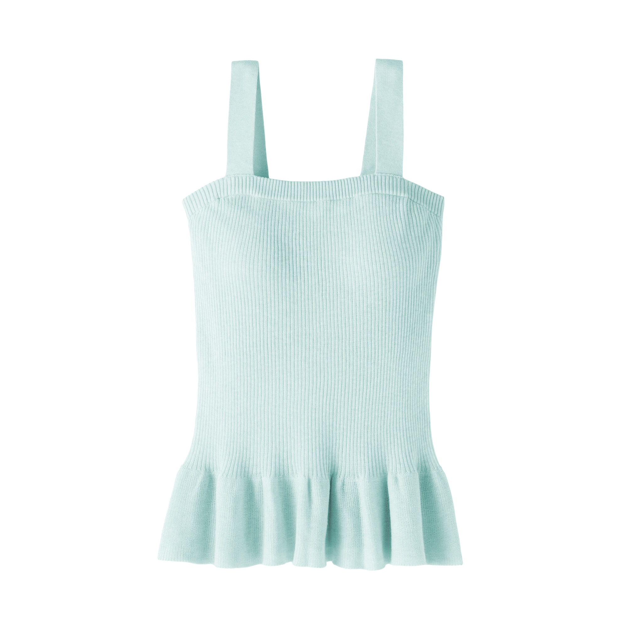 婦人　なめらかサマーニットブラタンクトップ