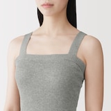 婦人　なめらかサマーニットブラタンクトップ