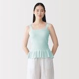 婦人　なめらかサマーニットブラタンクトップ