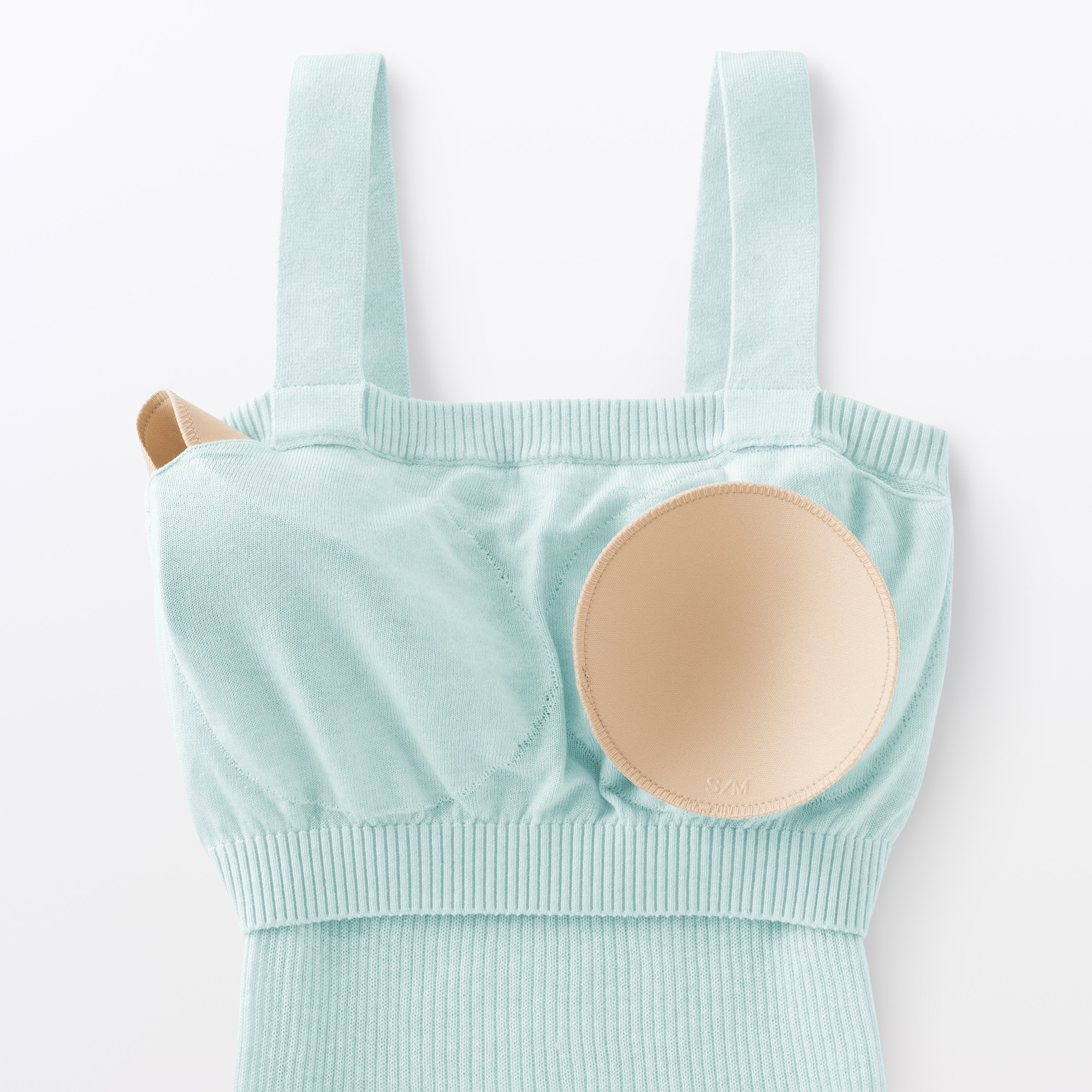 婦人　なめらかサマーニットブラタンクトップ