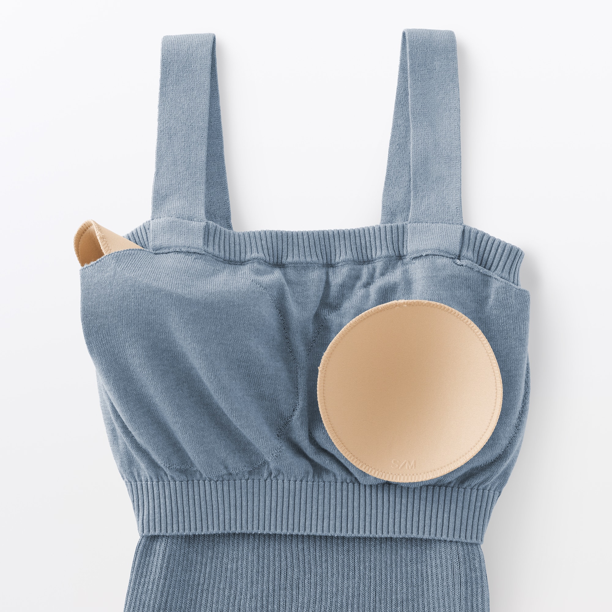 婦人　なめらかサマーニットブラタンクトップ