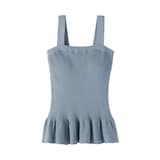 婦人　なめらかサマーニットブラタンクトップ
