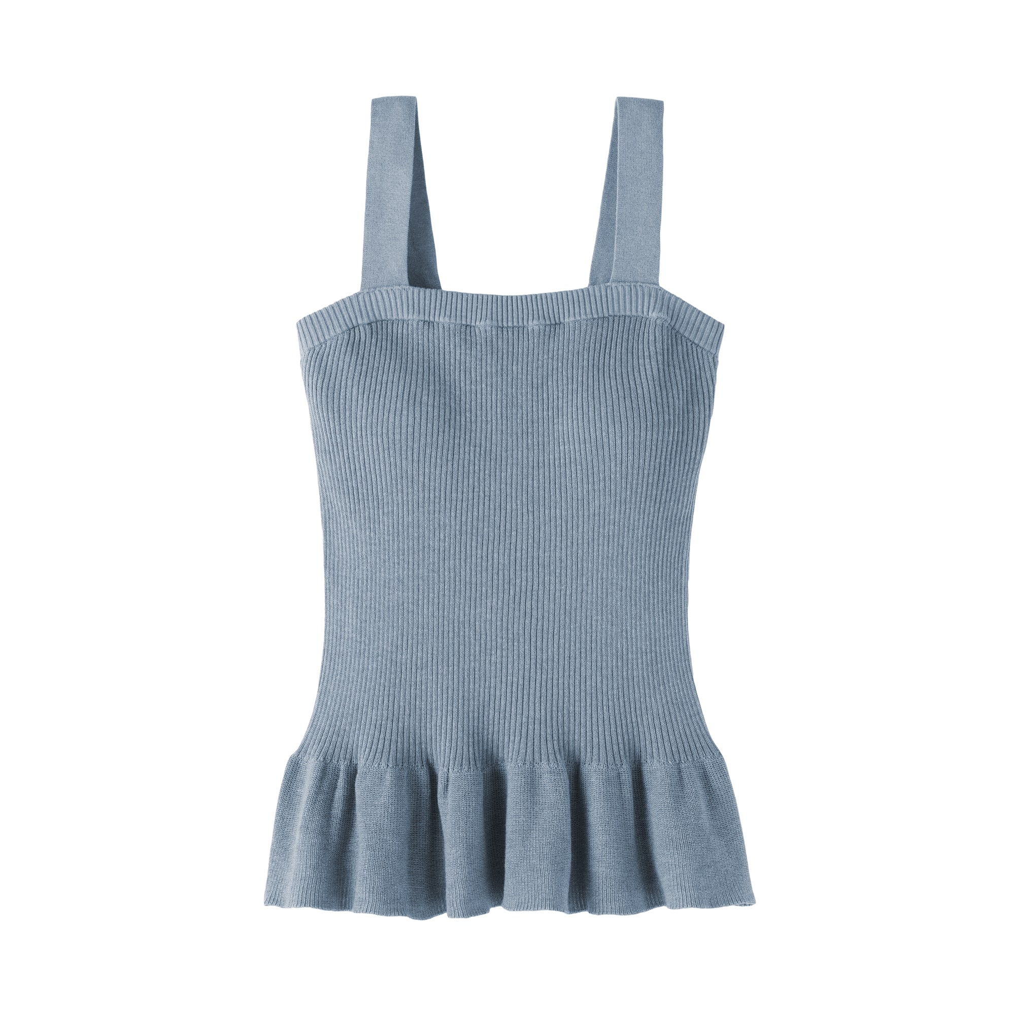 婦人　なめらかサマーニットブラタンクトップ