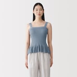 婦人　なめらかサマーニットブラタンクトップ