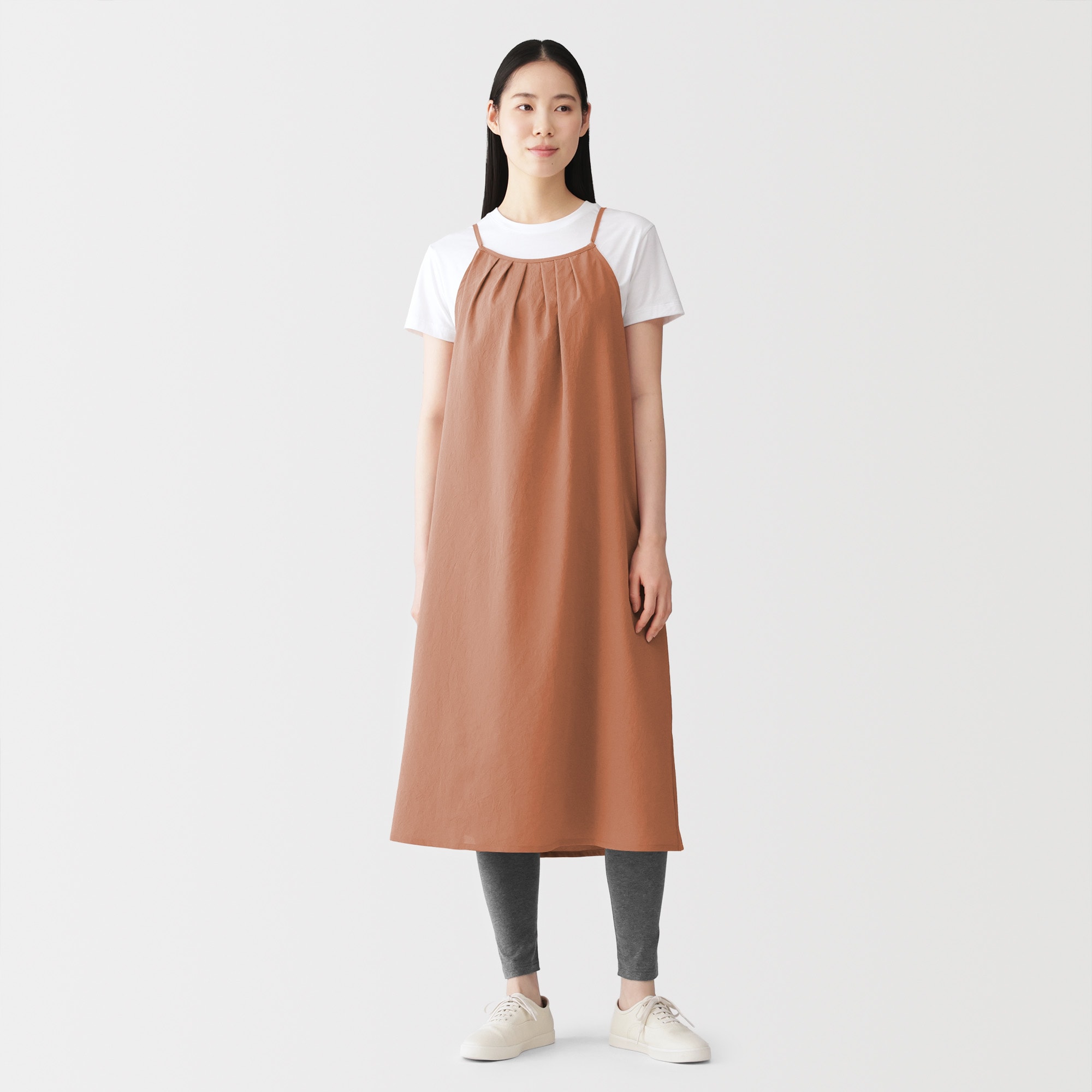 婦人 ストレッチ天竺編み レギンス（十分丈） | 無印良品
