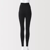 婦人　ストレッチ天竺編み　腹巻つきレギンス（十分丈／マタニティ）