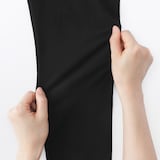 婦人　ストレッチ天竺編み　腹巻つきレギンス（十分丈／マタニティ）