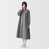 婦人　コットン混ガーゼ編みレギンス