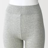 婦人　コットン混ガーゼ編みレギンス