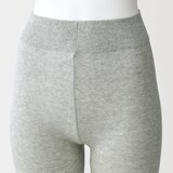 婦人　コットン混ガーゼ編みレギンス