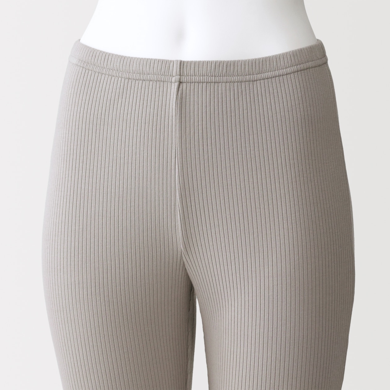 婦人　なめらかリブストレートレギンス（十分丈）