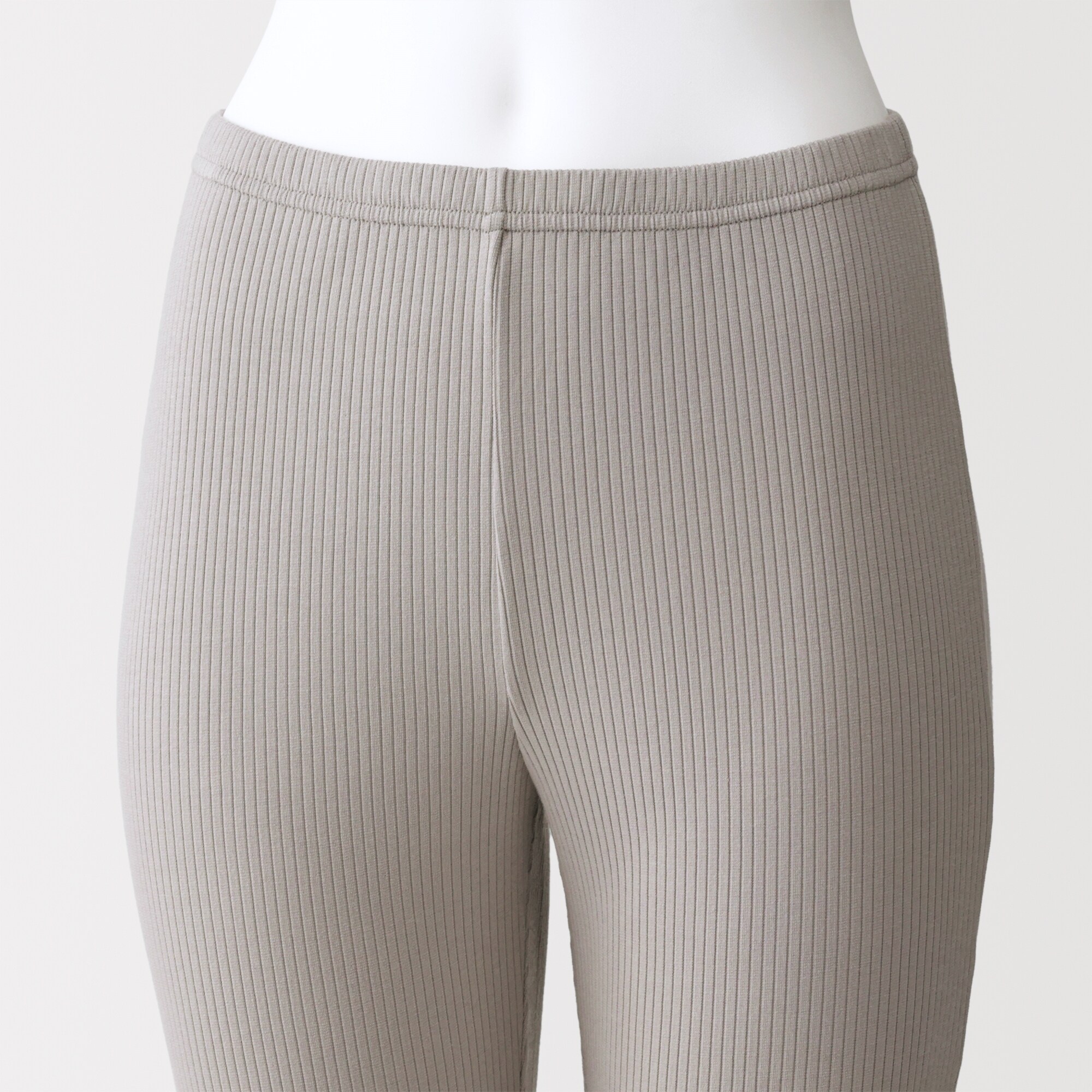 婦人　なめらかリブストレートレギンス（十分丈）