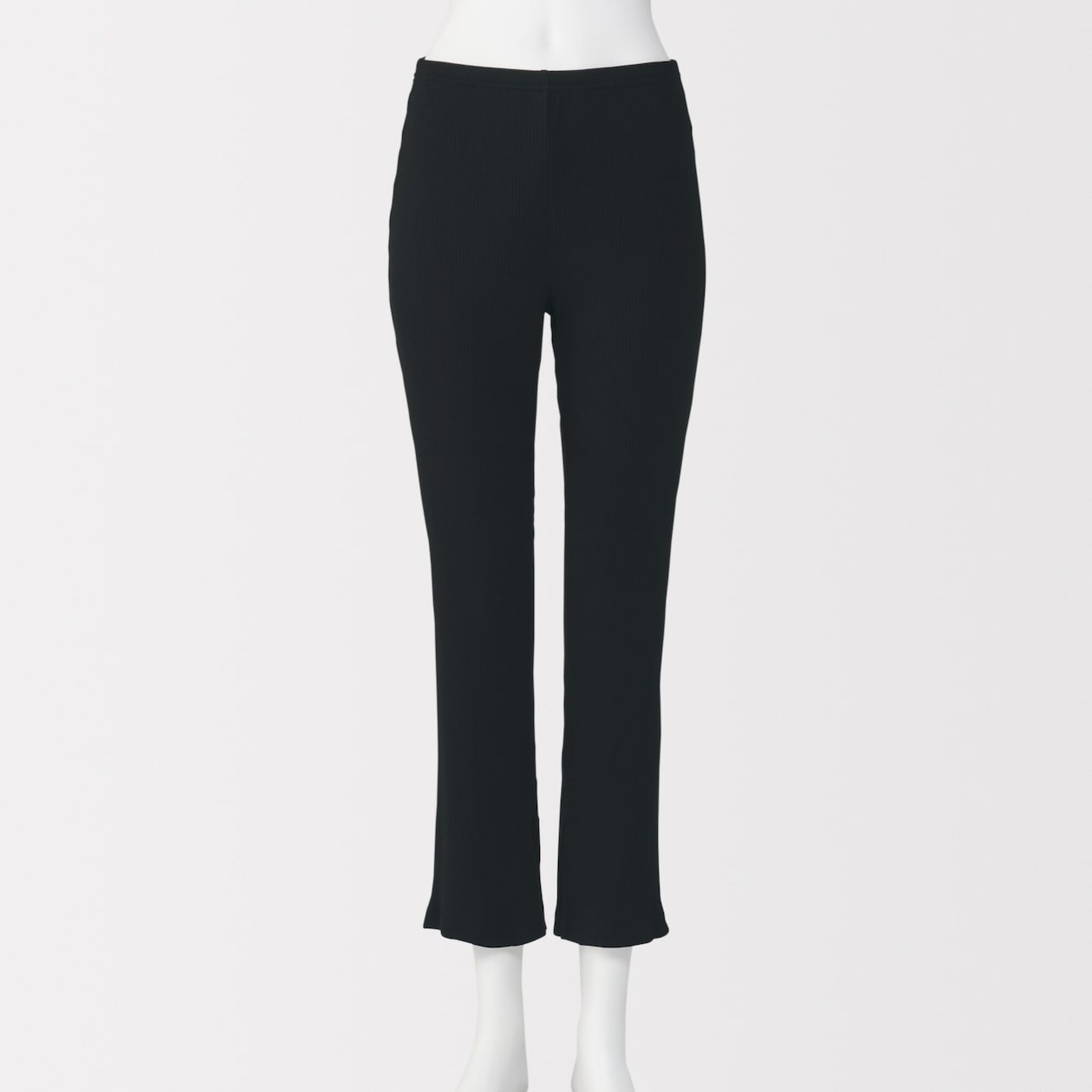 婦人　なめらかリブストレートレギンス（十分丈）