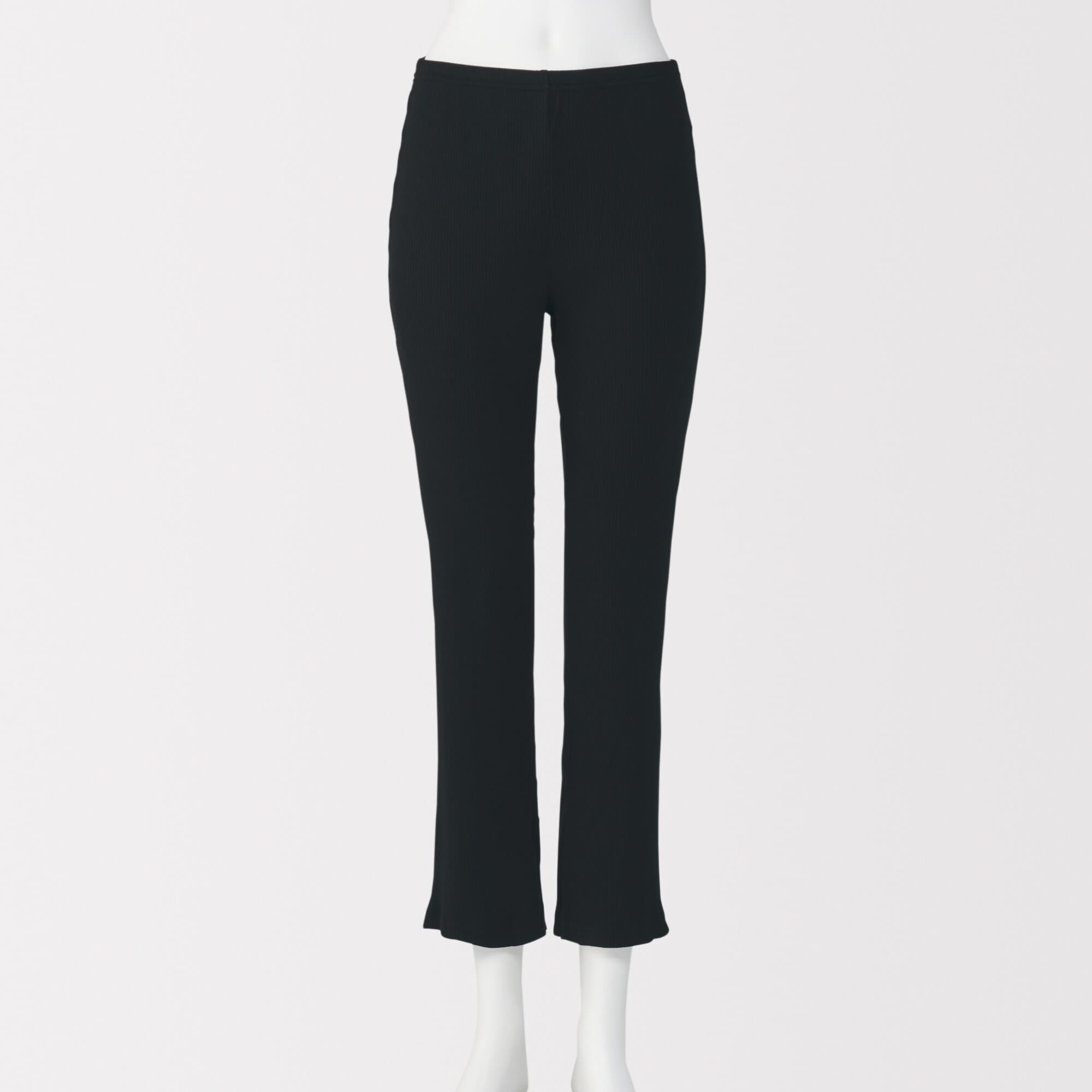 婦人　なめらかリブストレートレギンス（十分丈）