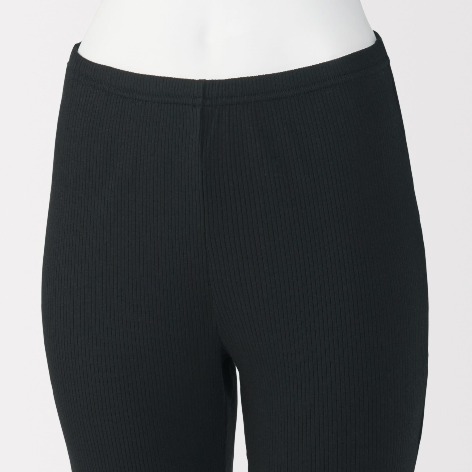 婦人　なめらかリブストレートレギンス（十分丈）