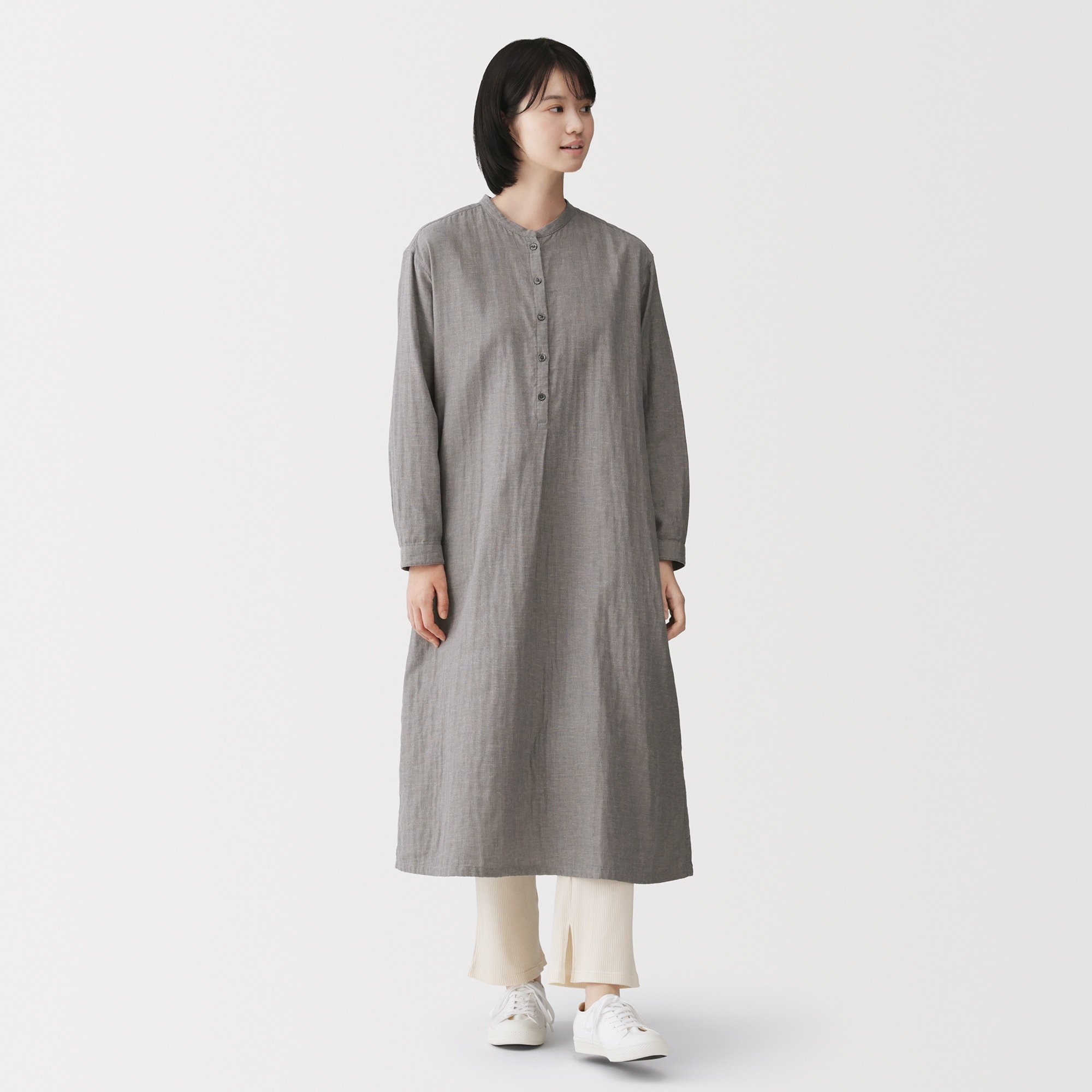 婦人　なめらかリブストレートレギンス（十分丈）