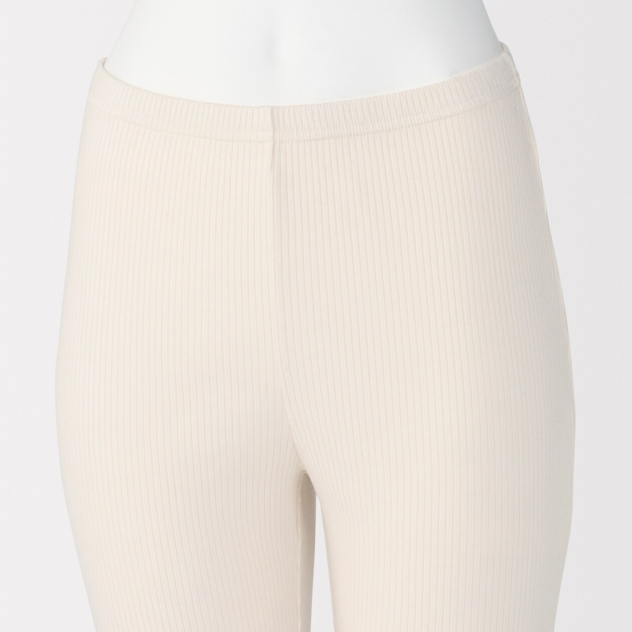 婦人　なめらかリブストレートレギンス（十分丈）