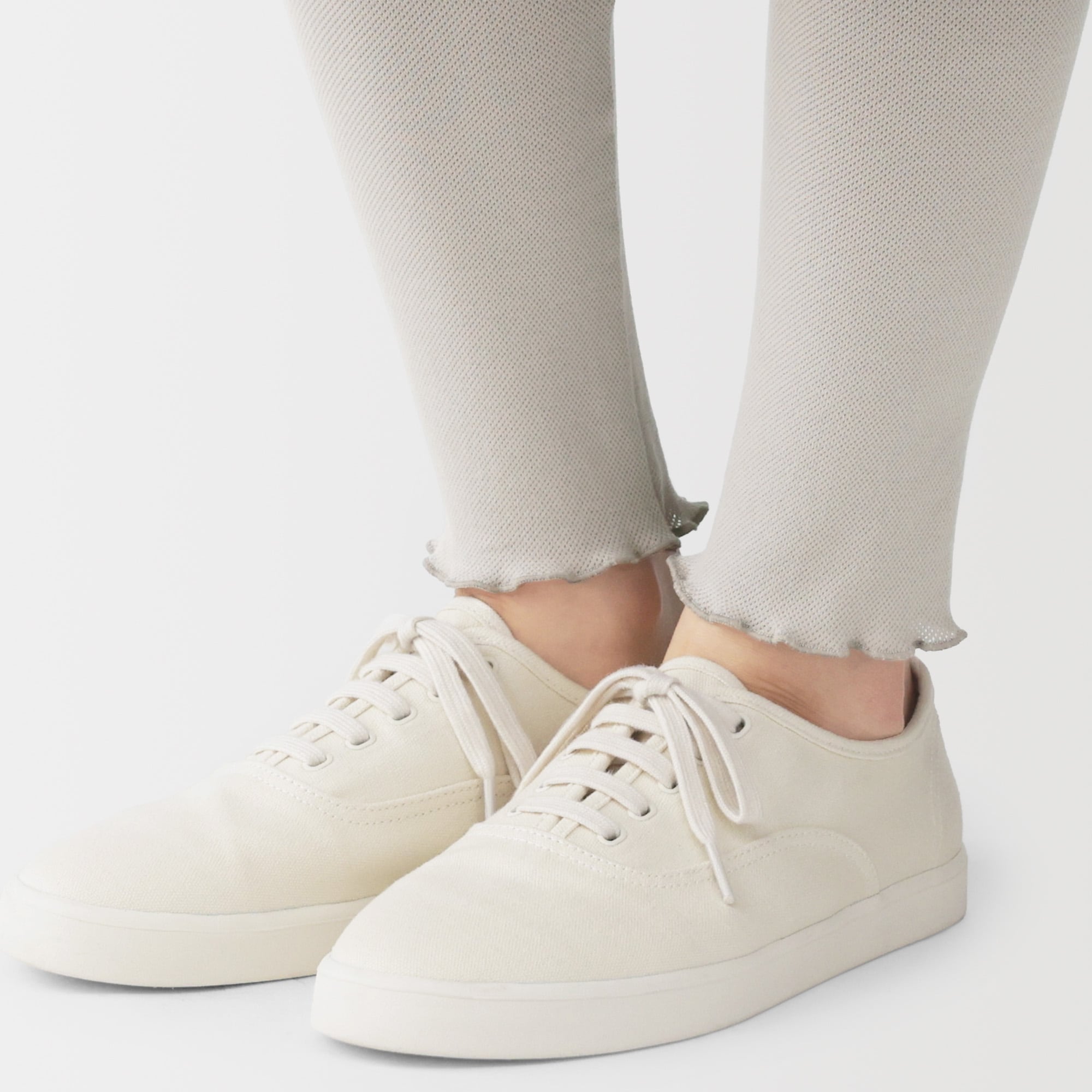 婦人　コットンストレッチメッシュレギンス（十一分丈）