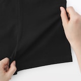 婦人　ストレッチ天竺編み　スカートの下に履く　オーバーパンツ（一分丈レギンス）