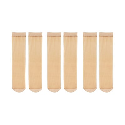 婦人　ソフトタイプ・１７デニール　ひざ下丈ストッキング（３足組）