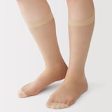 婦人　ソフトタイプ・１７デニール　ひざ下丈ストッキング（３足組）