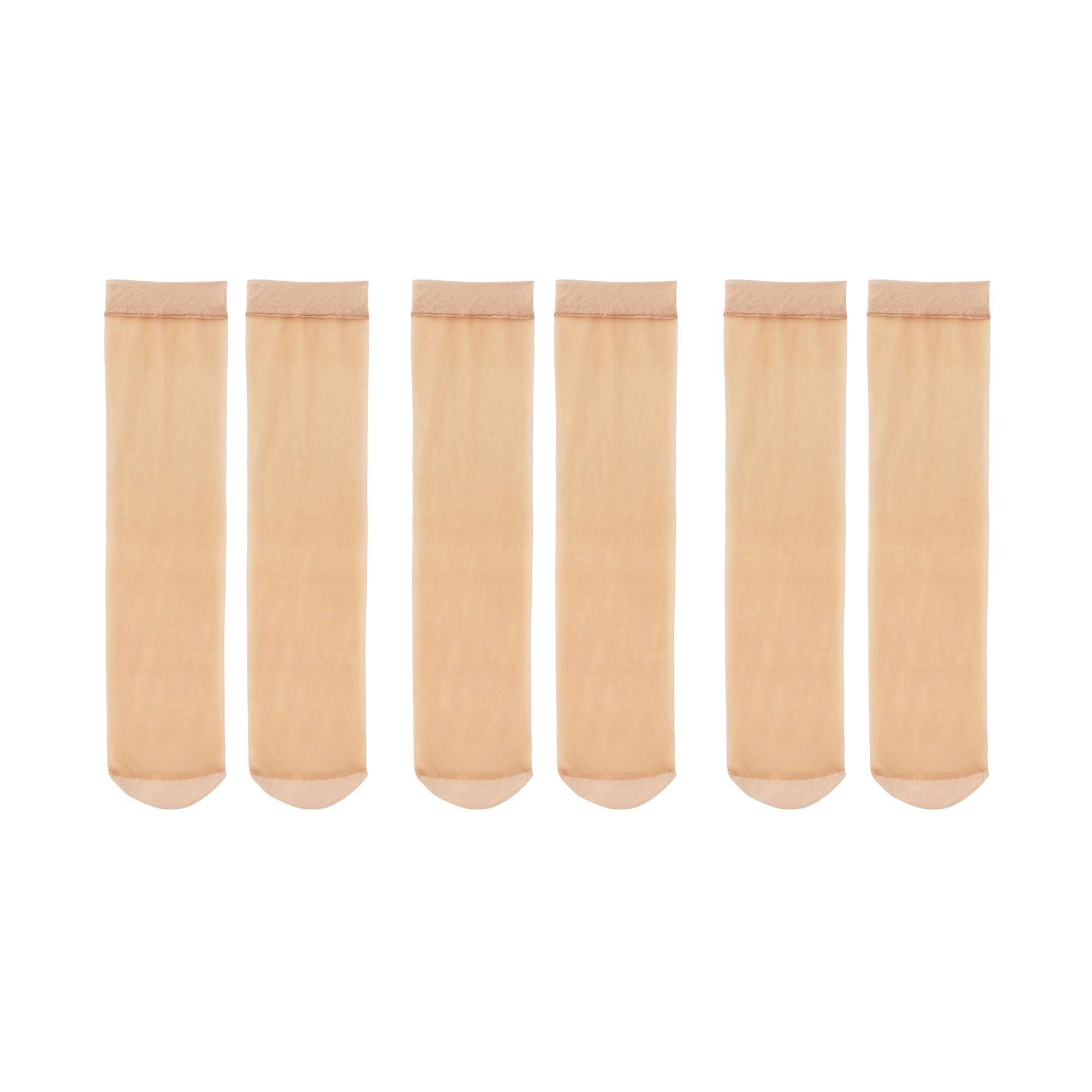 婦人　ソフトタイプ・１７デニール　ひざ下丈ストッキング（３足組）