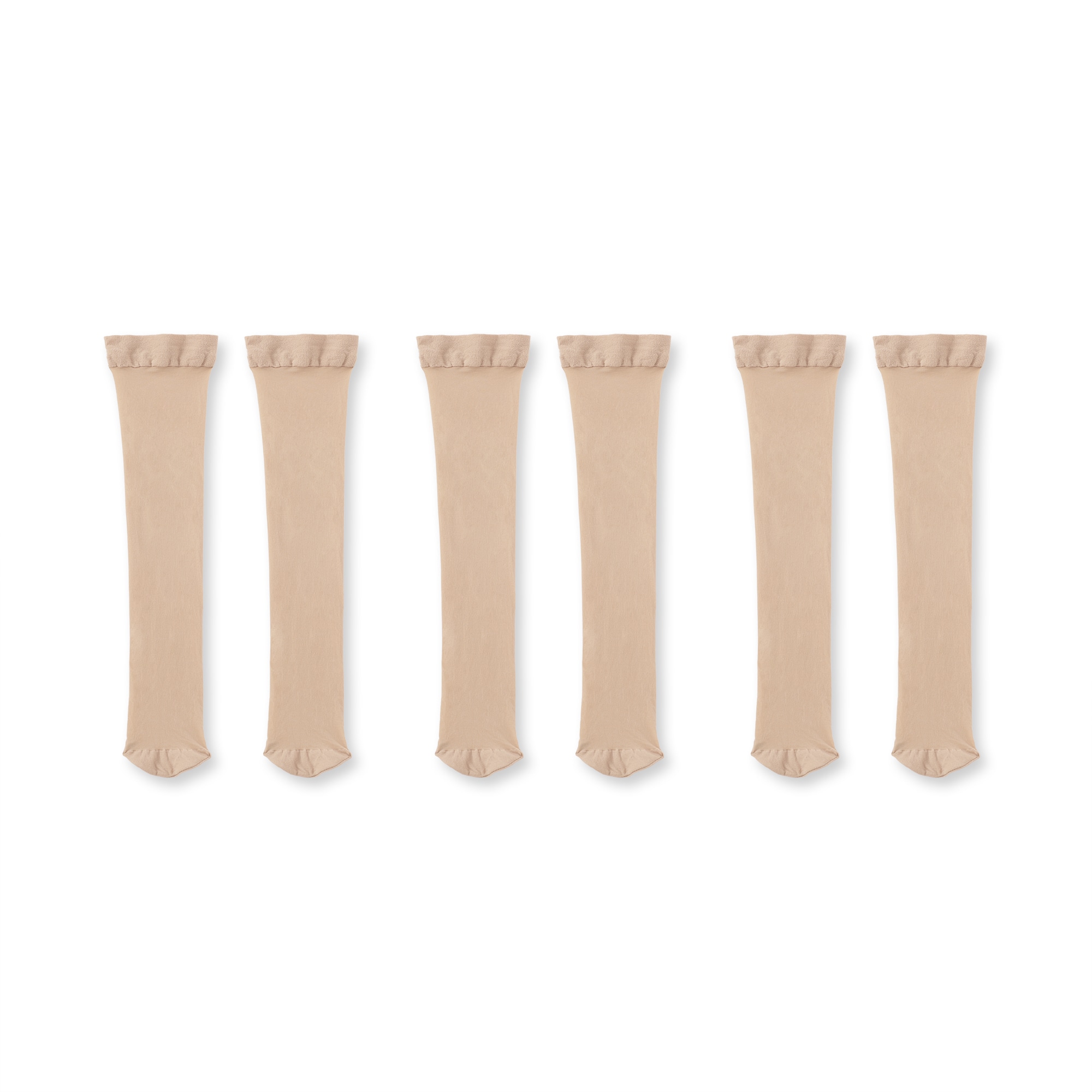 婦人　サポートタイプ・２０デニール　ひざ下丈ストッキング（３足組）