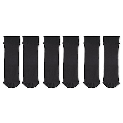 婦人　サポートタイプ・２０デニール　ショート丈ストッキング（３足組）