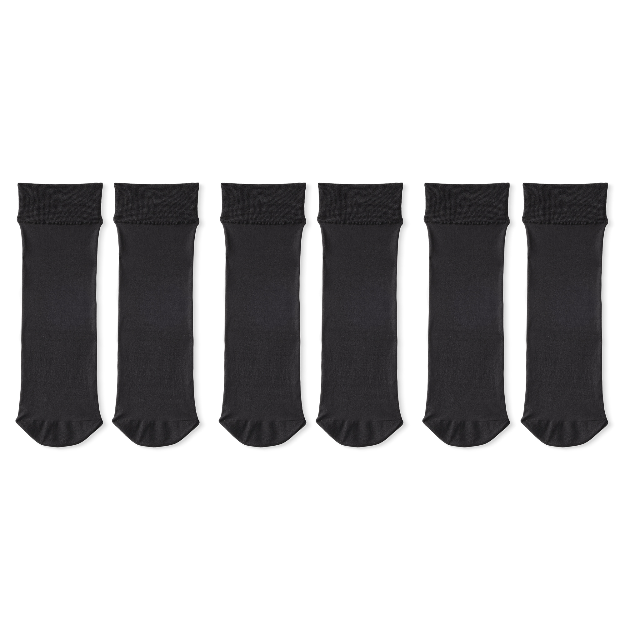 婦人　サポートタイプ・２０デニール　ショート丈ストッキング（３足組）