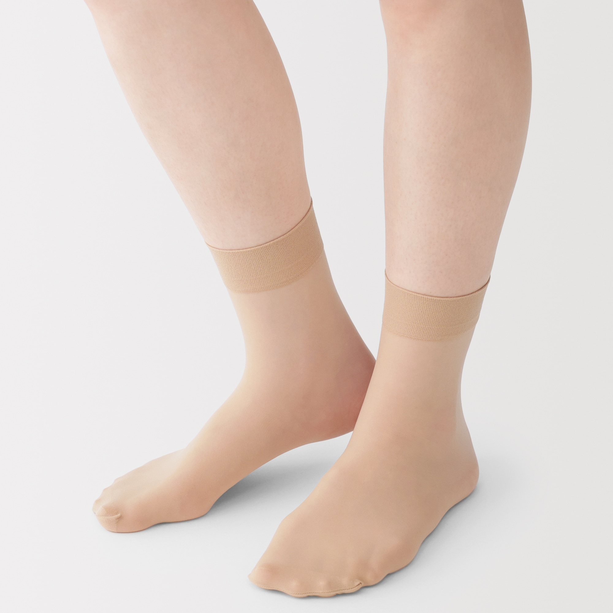 婦人　サポートタイプ・２０デニール　ショート丈ストッキング（３足組）