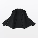 紳士　リネンリヨセル　ジップアップワークシャツ