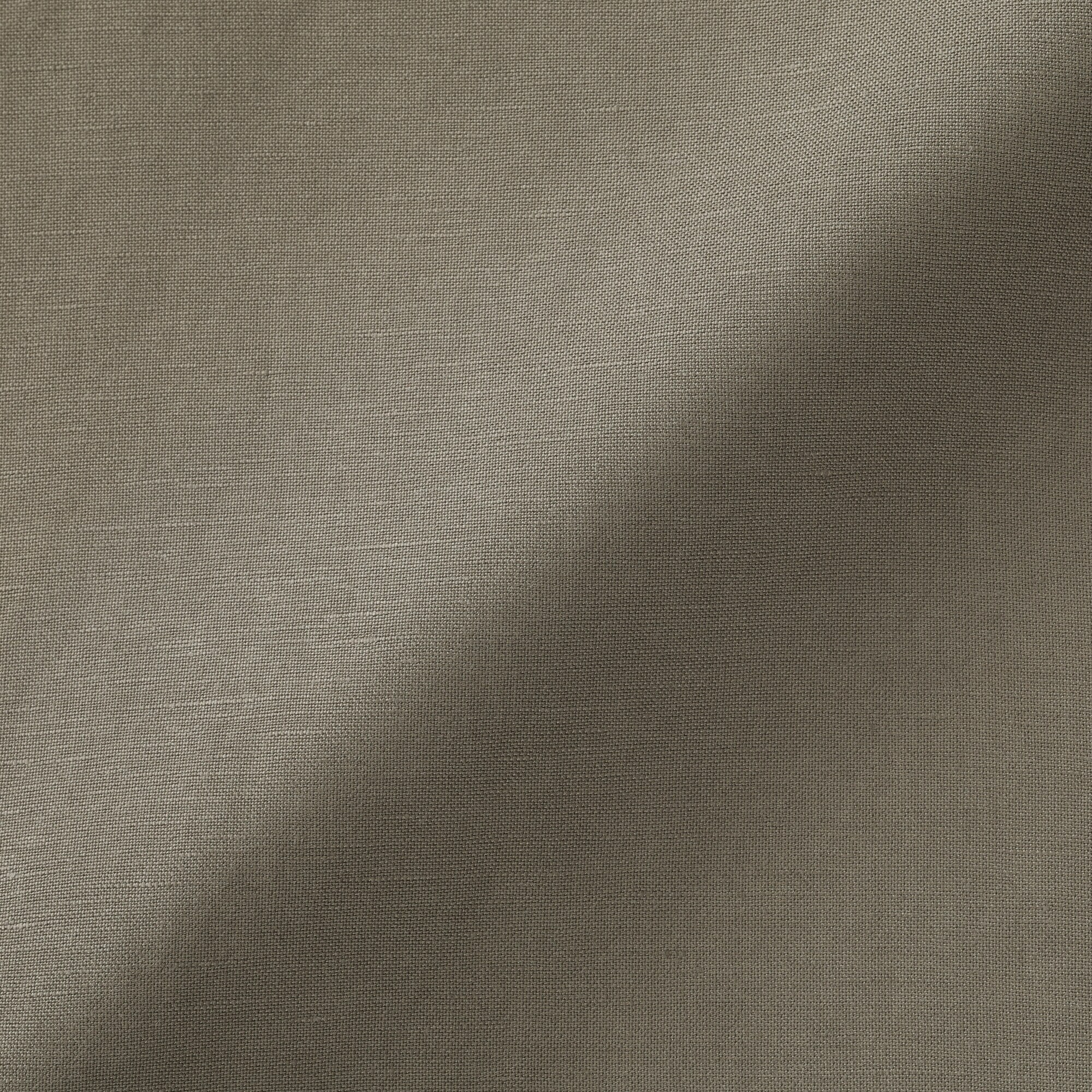 紳士　リネンリヨセル　ジップアップワークシャツ