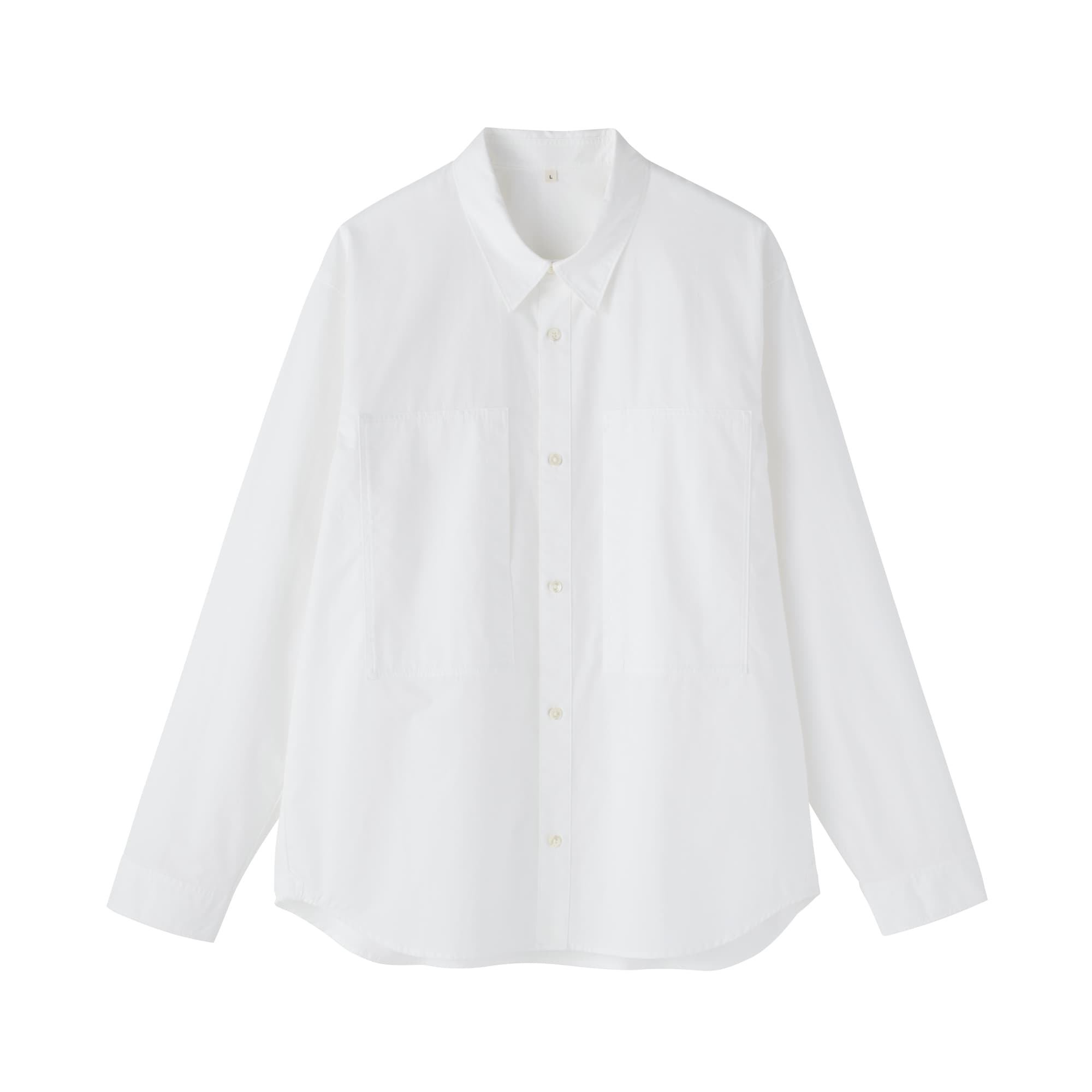 紳士　コットンワークシャツ