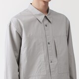 紳士　コットンワークシャツ