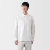 紳士　コットンワークシャツ