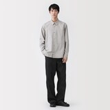 紳士　コットンワークシャツ