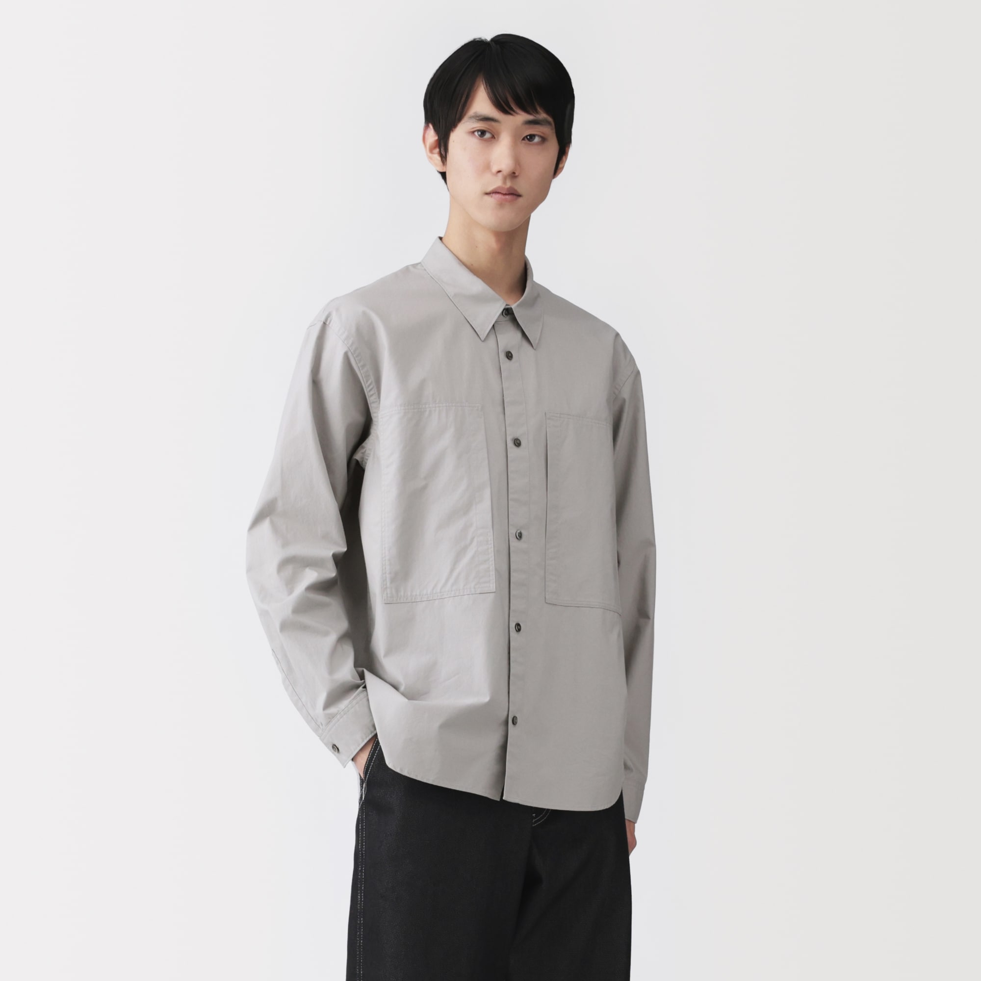 紳士 コットンワークシャツ | 無印良品