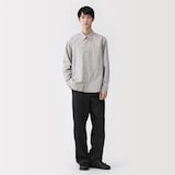 紳士　コットンワークシャツ