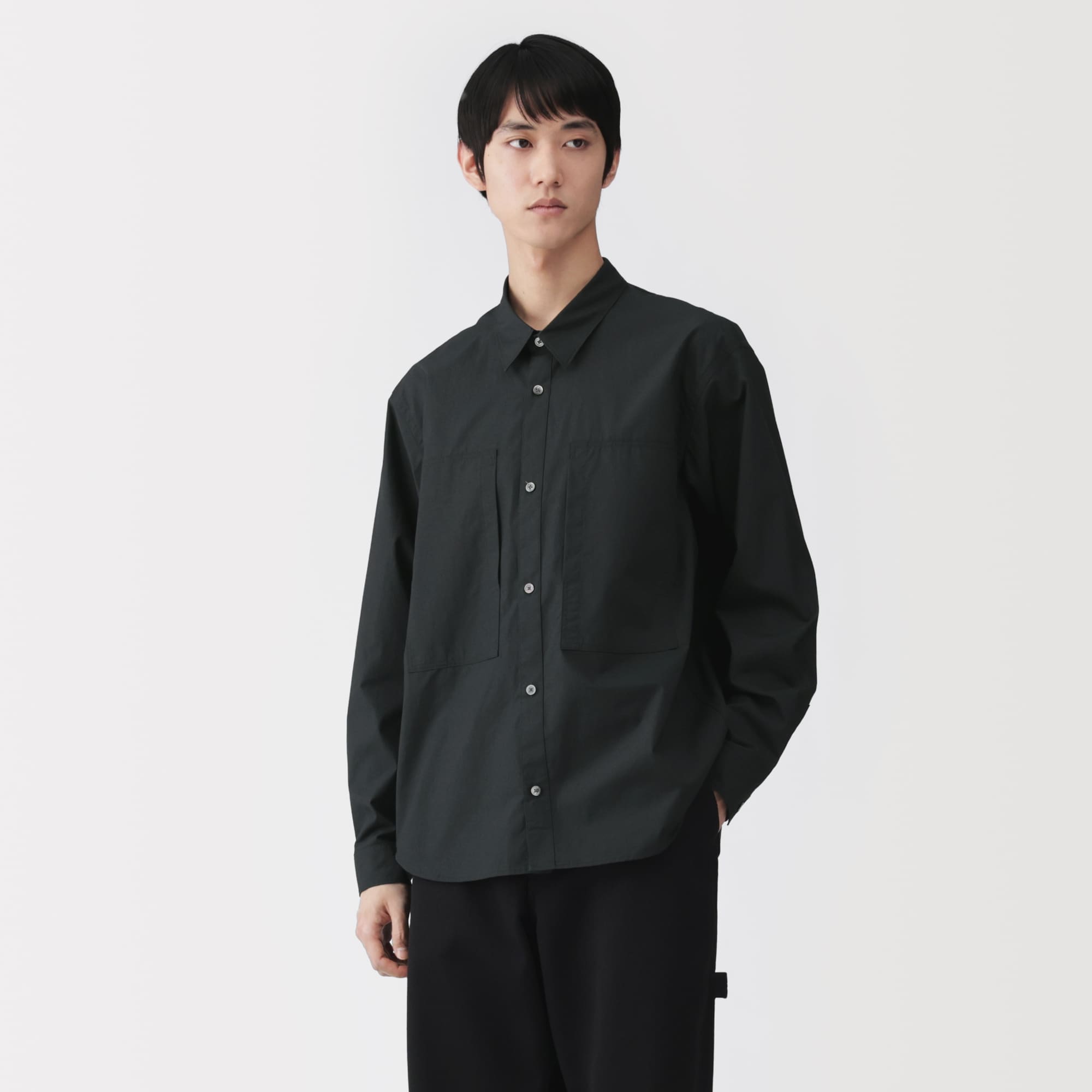 紳士 コットンワークシャツ | 無印良品