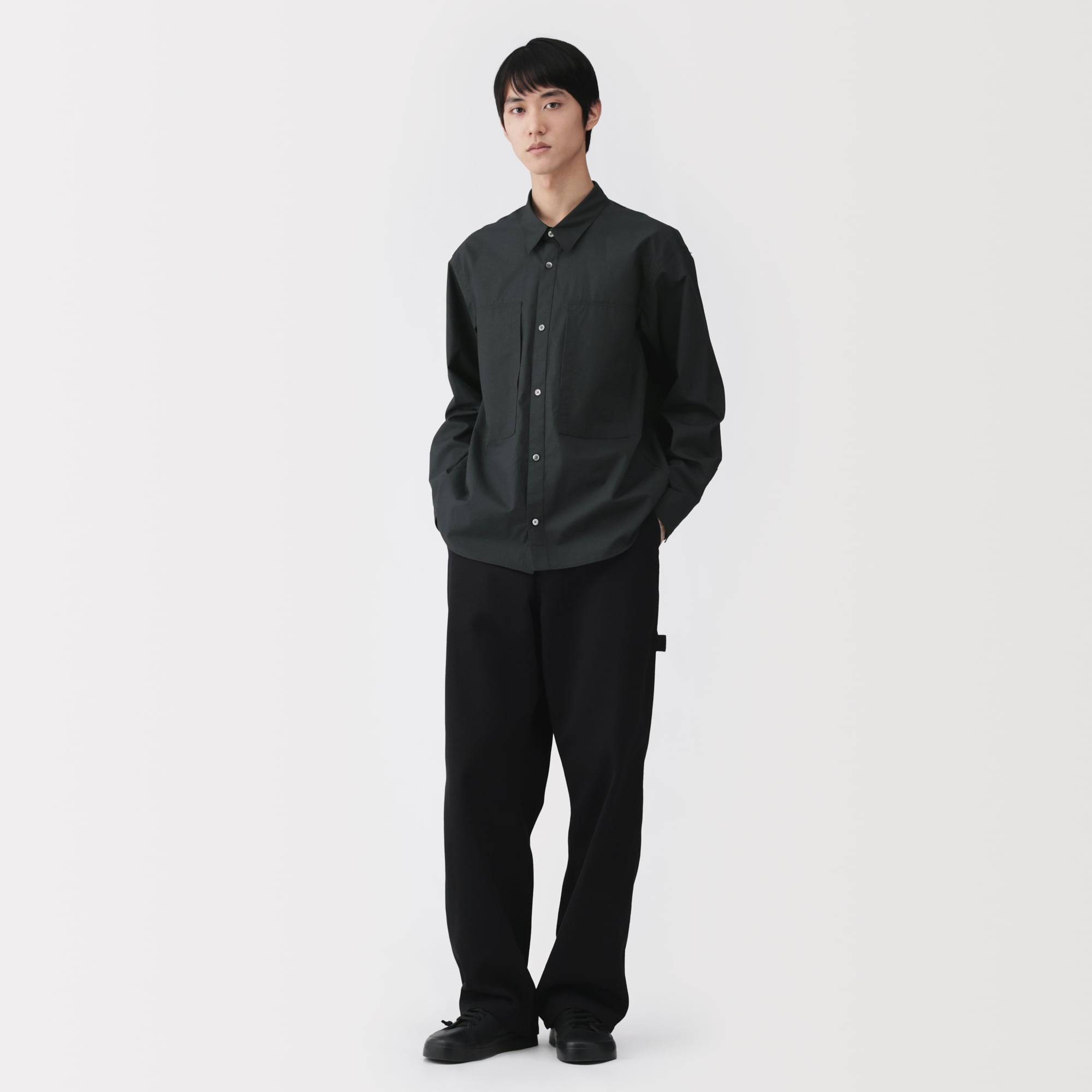紳士 コットンワークシャツ | 無印良品