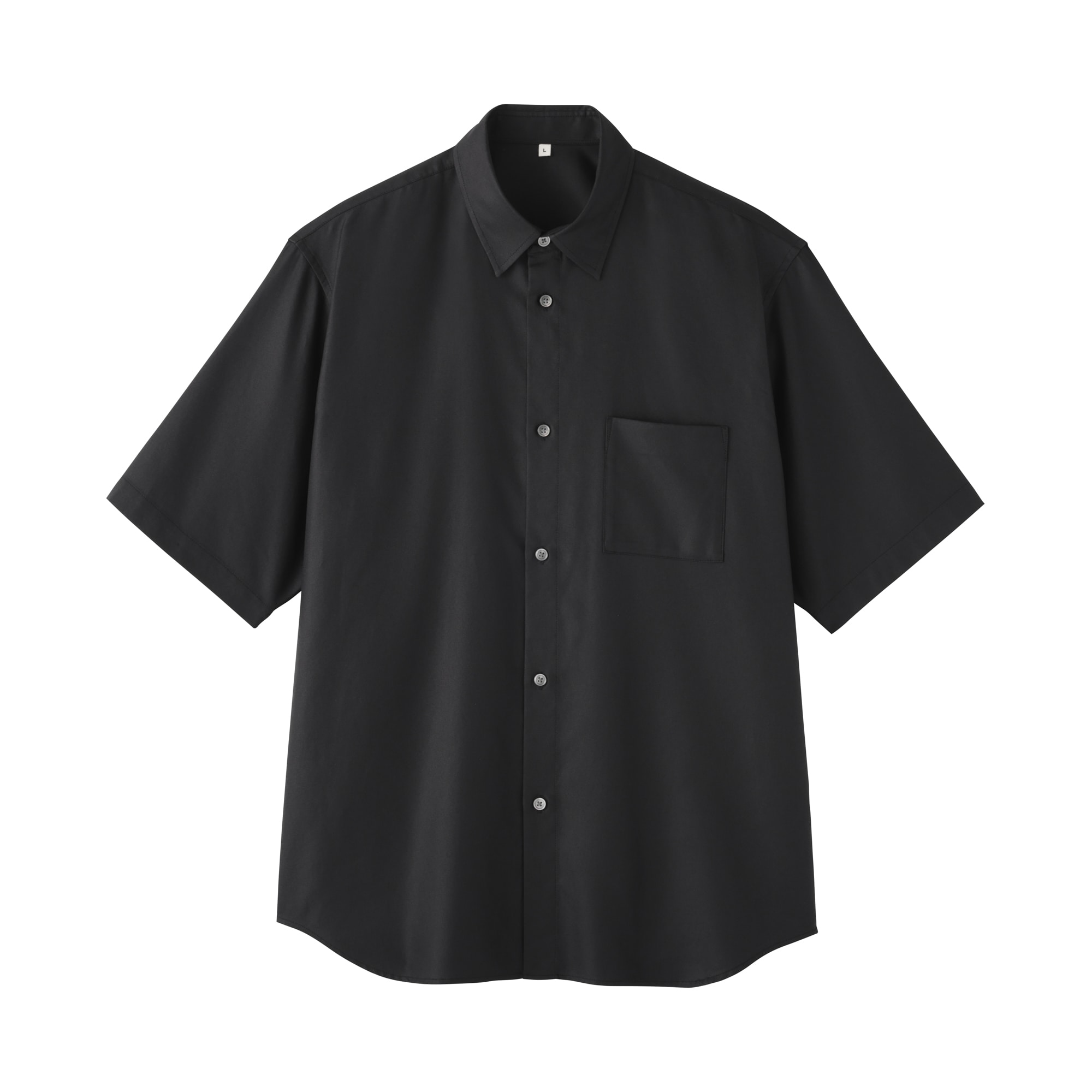 紳士　和紙混ドビー織り　半袖シャツ