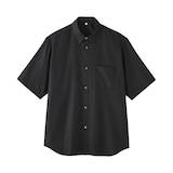 紳士　和紙混ドビー織り　半袖シャツ