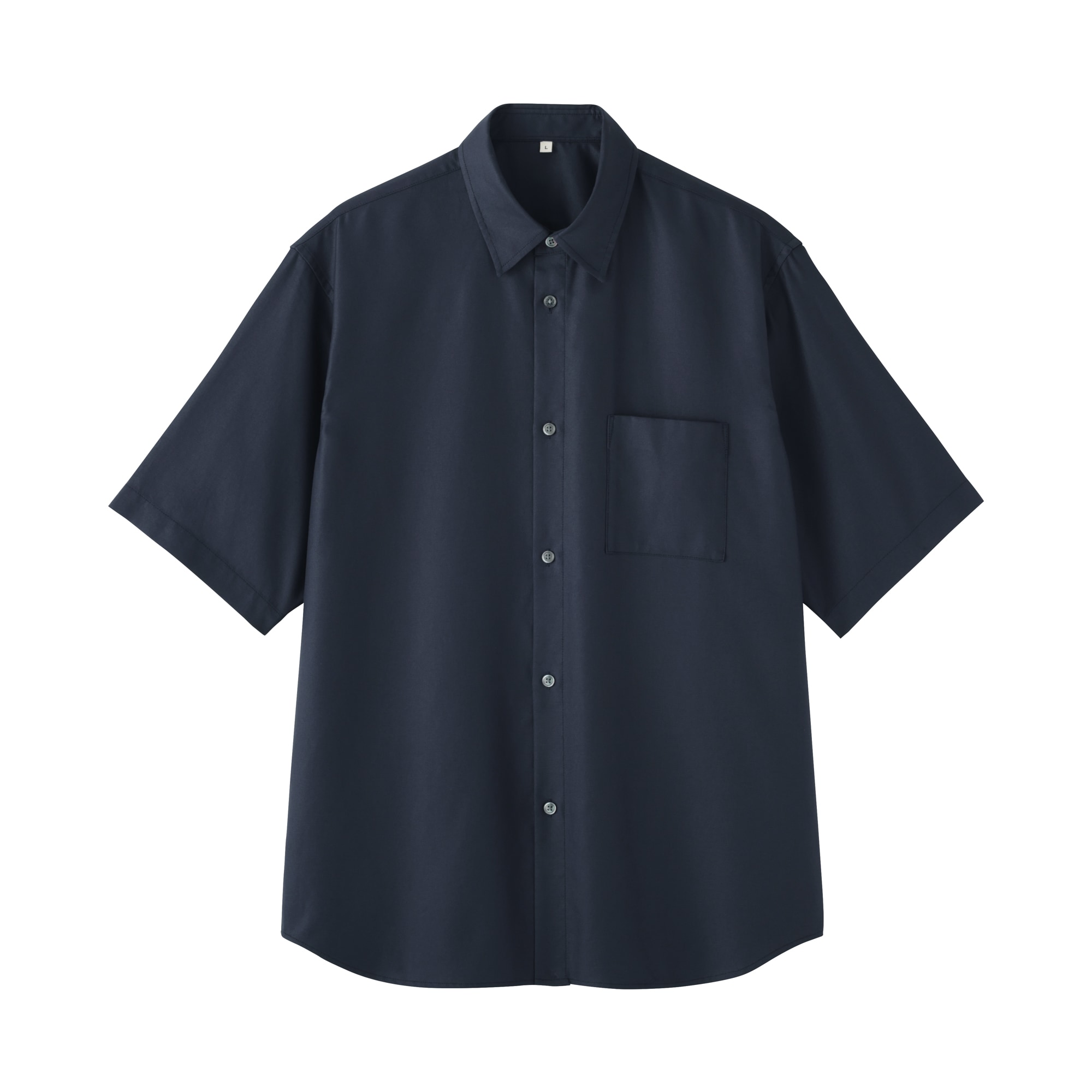 紳士　和紙混ドビー織り　半袖シャツ