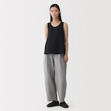 婦人　和紙混バスケット織り　ノースリーブブラウス