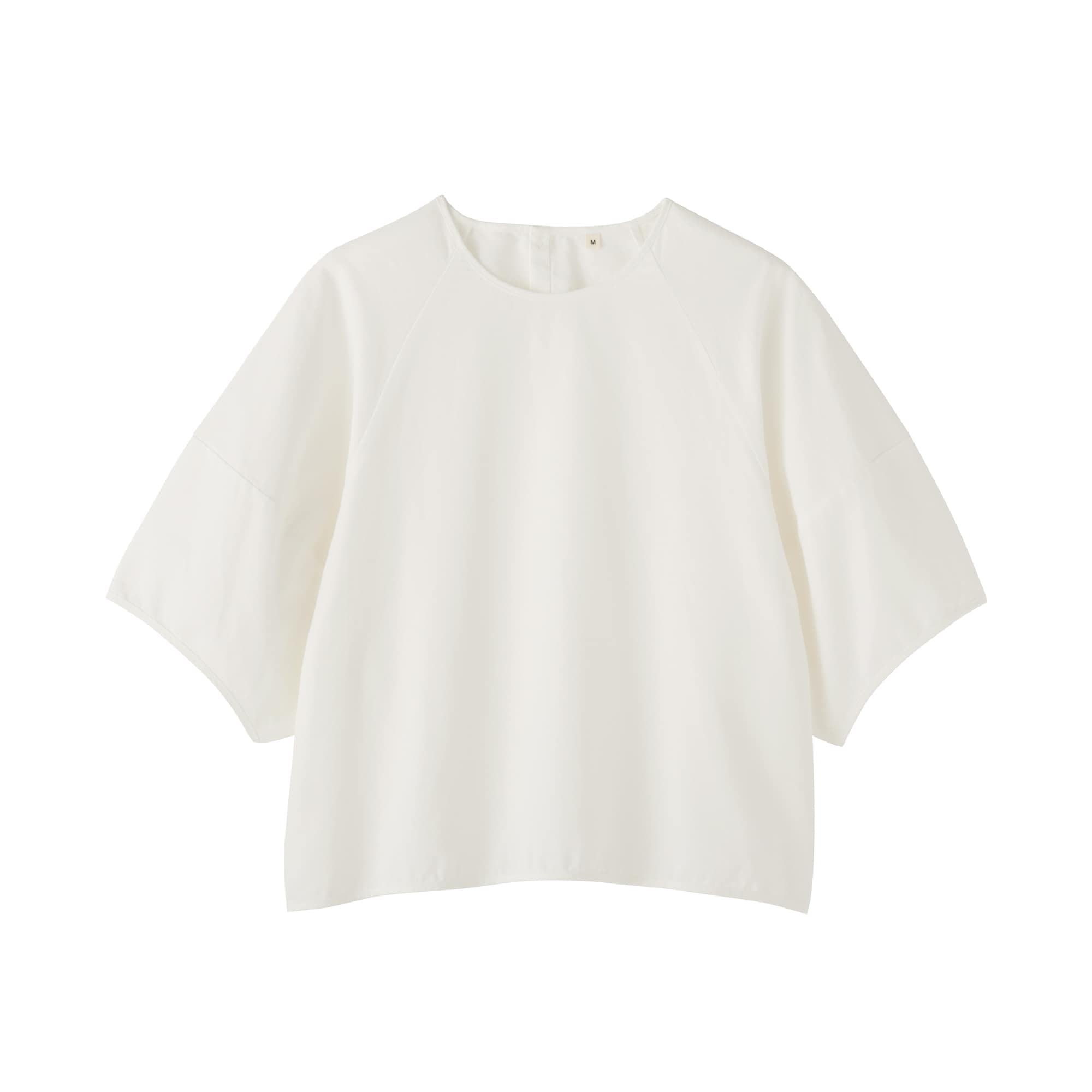 婦人　和紙混バスケット織り　半袖ブラウス